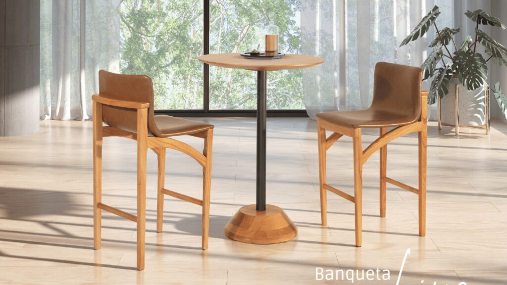 Descubra a Banqueta Jade da Móveis Bom Jesus: estilo, conforto e durabilidade para sua área gourmet!
